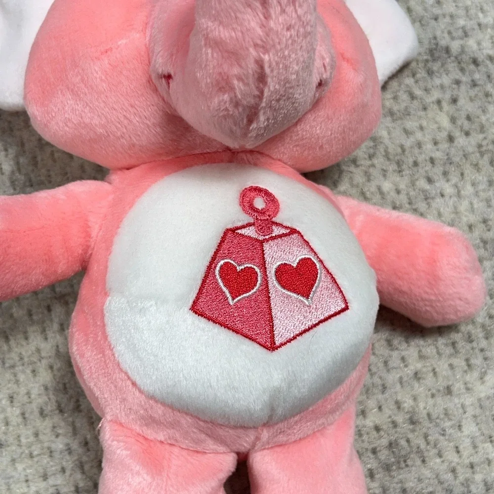 Vintage‎ 1984 Kenner Care Bear Cousins Lotsa Heart Elephant Pink Plush 80s